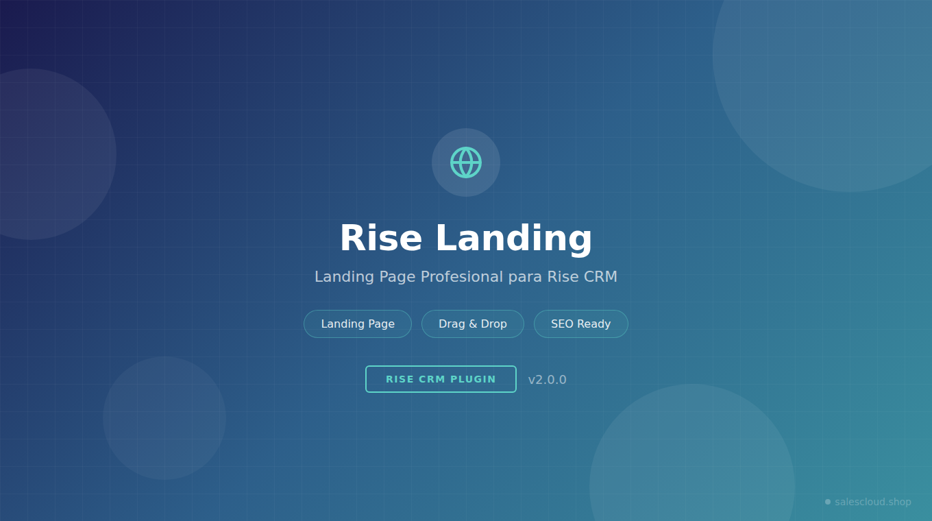Rise Landing — Página Web Profesional para Rise CRM