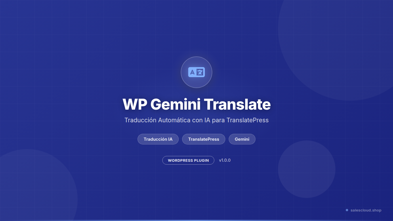 WordPress Gemini Translate — Add-on de Traducción Automática con IA para TranslatePress