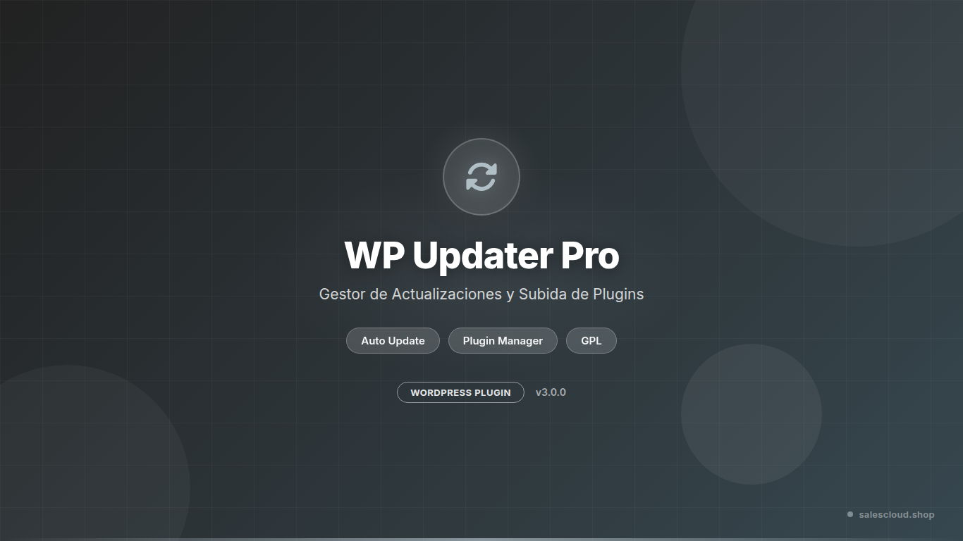 WordPress Updater Pro — Gestor de Actualizaciones y Subida de Plugins